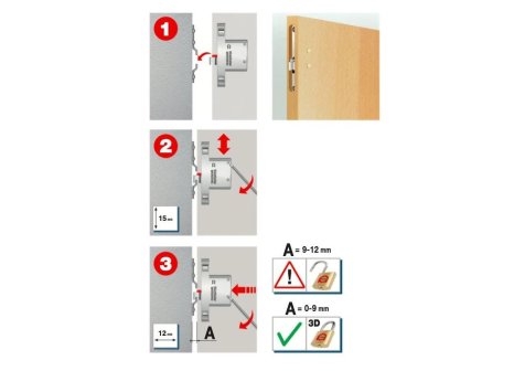 Rektifikační závěs CAMAR 821 levý