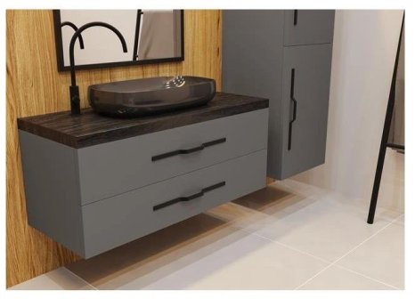 Úchytka Pipi černá matná