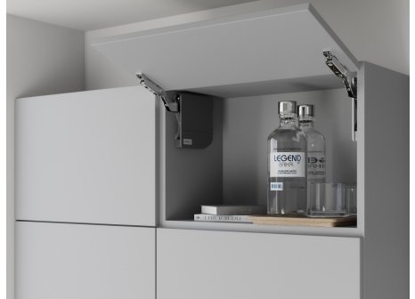 Cemux LIFT C silný výklop dvířka 400-500mm sada 10 párů antracit