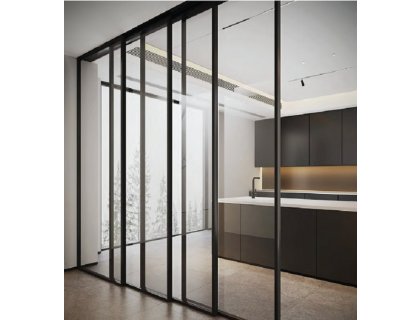 Cemux STARSHIP sada kaskáda 3+0 pro rámové posuvné dveře s tlumením