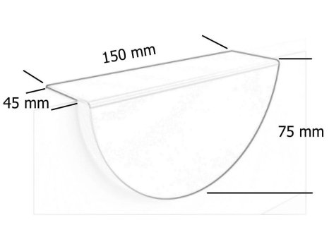 Úchytka Pepe profilová černá matná