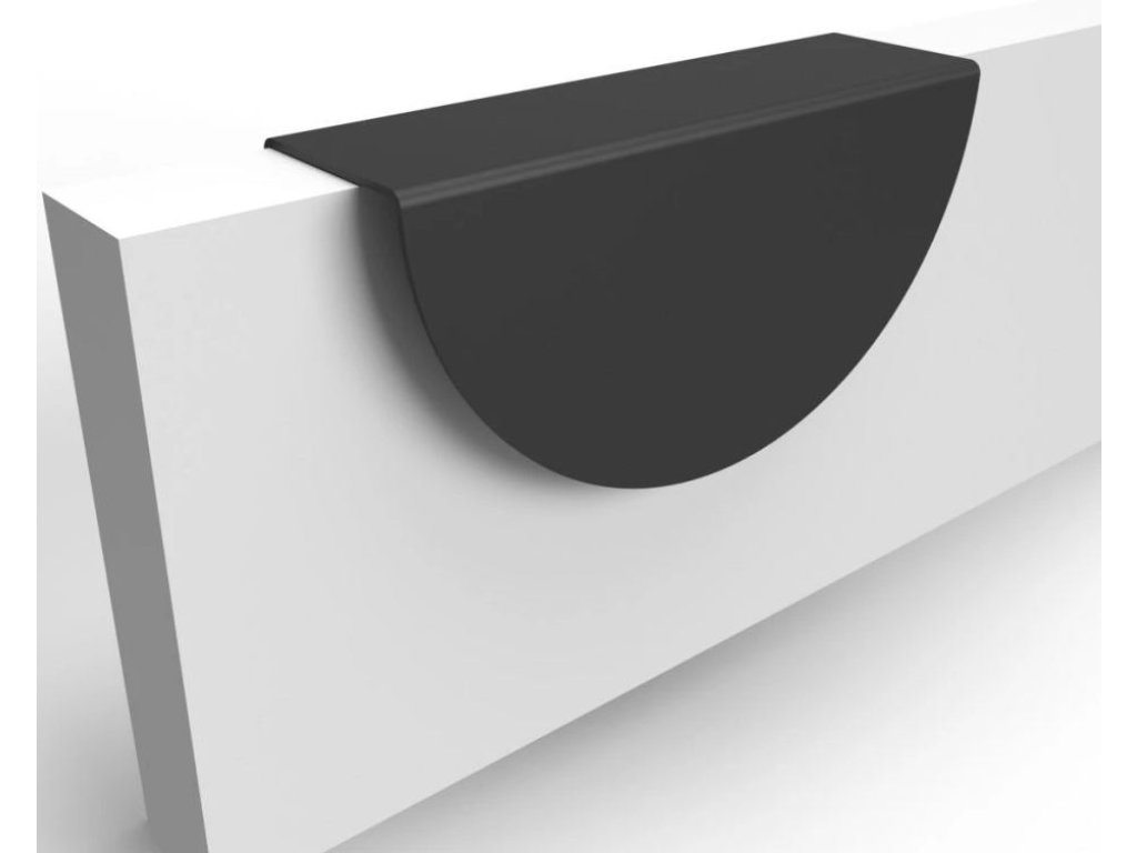 Úchytka Pepe profilová černá matná