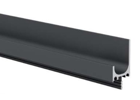 Art koncovka otevřená černá mat