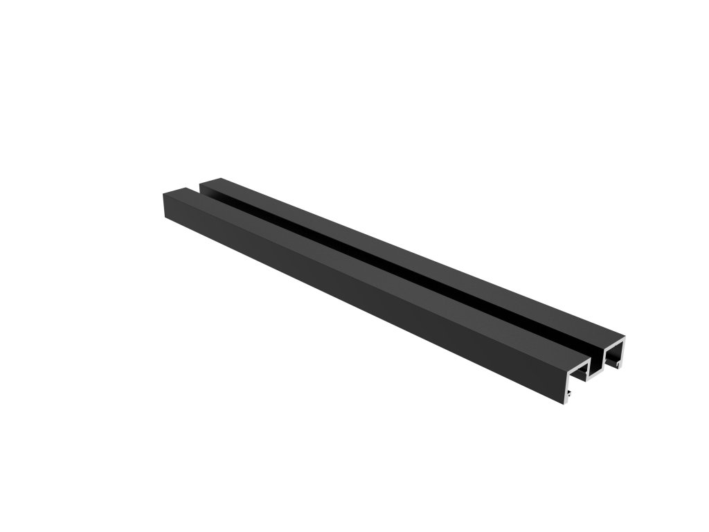 Cemux STARSHIP hliníkový profil boční AR01 černý 3 m