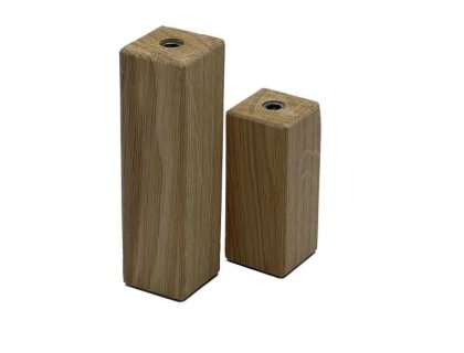 Nábytková nožka Lada dub surový 45 x 45 mm