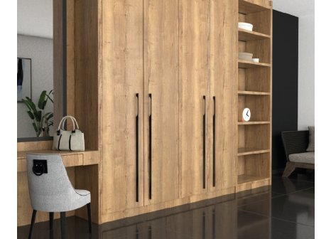 Úchytka Samba chrom matný 1144 mm