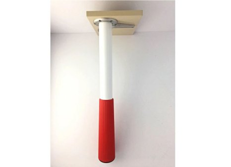 Stolová noha 580 mm nastavitelná dětská bílá/červená