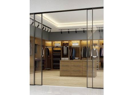 Cemux STARSHIP Synchro sada pro rámové posuvné dveře s tlumením - 60 kg