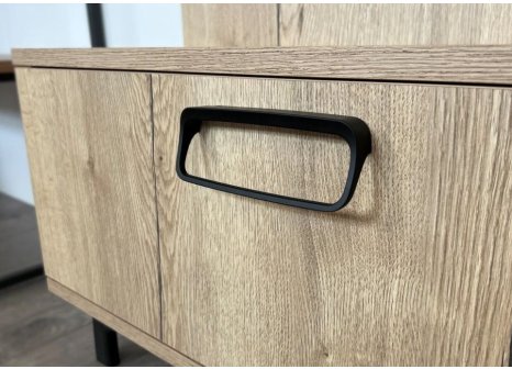 Úchytka kovová LENY černá matná