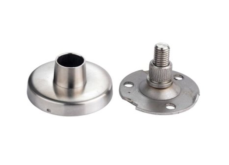 Kování pro WC boxy držák tyče - stěna/tyč