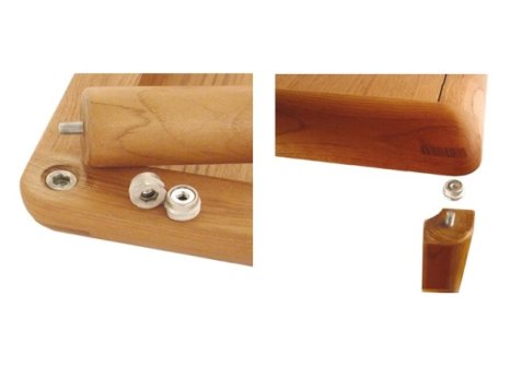 Matice závrtná pro stolové nohy - M8