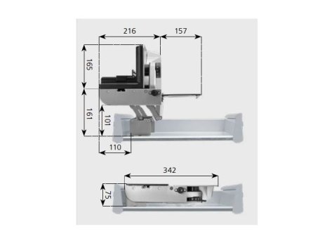 Ritter vestavný kráječ na chleba BFS 62 S levý