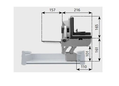 Ritter vestavný kráječ na chleba BFS 72 SR pravý