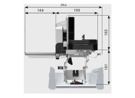 Ritter vestavný kráječ na chleba BFS 52 S pravý