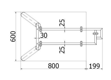 Stolová podnož NERIA CORNER