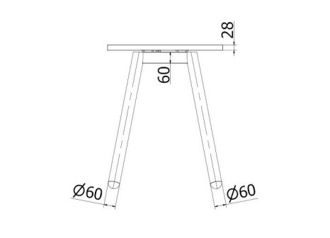 Stolová podnož NERIA CORNER