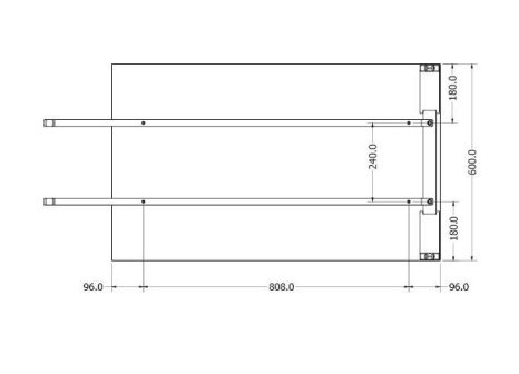 Stolová podnož MERISA ANEXA