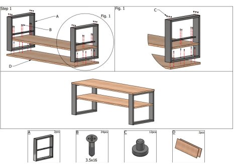 Konferenční stolek LUMO COFFEE