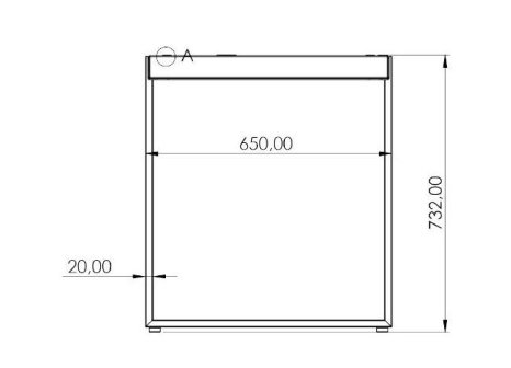 Podnož k rozkládacímu stolu VERTO