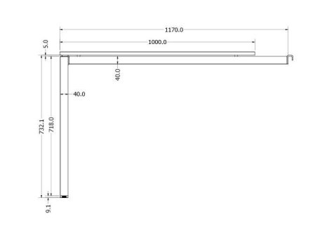 Stolová podnož DIONE ANEXA