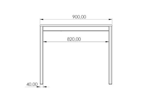 Podnož k rozkládacímu stolu LIVIANA
