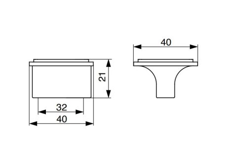 Knopka Elvira rustikální patinovaná stříbrná 40 x 40 mm