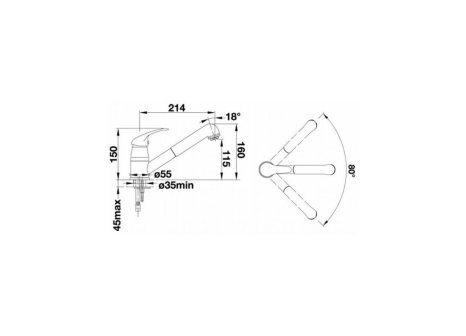 Blanco FAVUM XL 6 S + DARAS-S SILGRANIT-Look