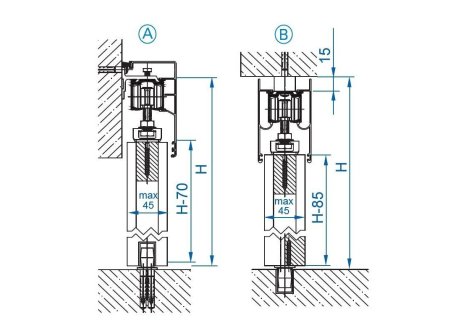 Valcomp HERKULES krycí profil Al 3000 mm typ B