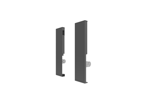 Cemux A BOX zásuvka vnitřní se sklem antracit H199/500 mm