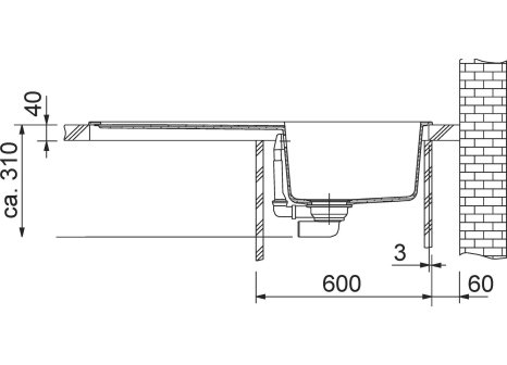 Franke set BFG 611 + FC 6018