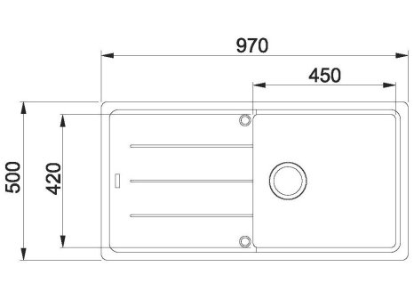 Franke set BFG 611 + FC 6018