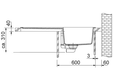 Franke set BFG 611 + FC 6018