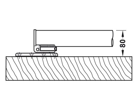 Stolová noha výška 700 mm skládací