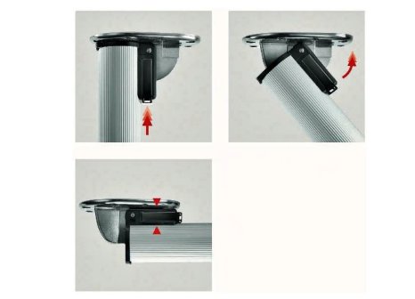 Stolová noha výška 700 mm skládací