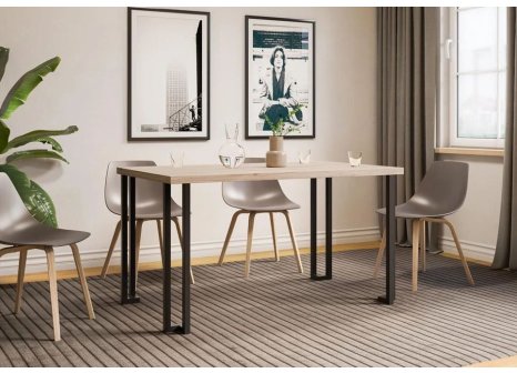 Stolová noha Nara výška 720 mm černá