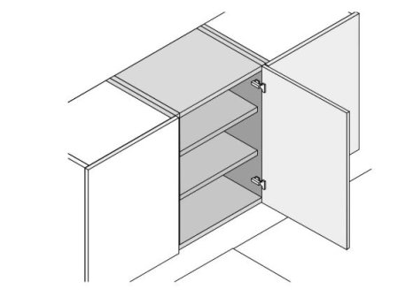 BLUM 71M258E CLIP TOP závěs 100° naložený EXPANDO