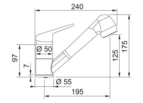 Franke set BSG 611-78/39 + FC 9547