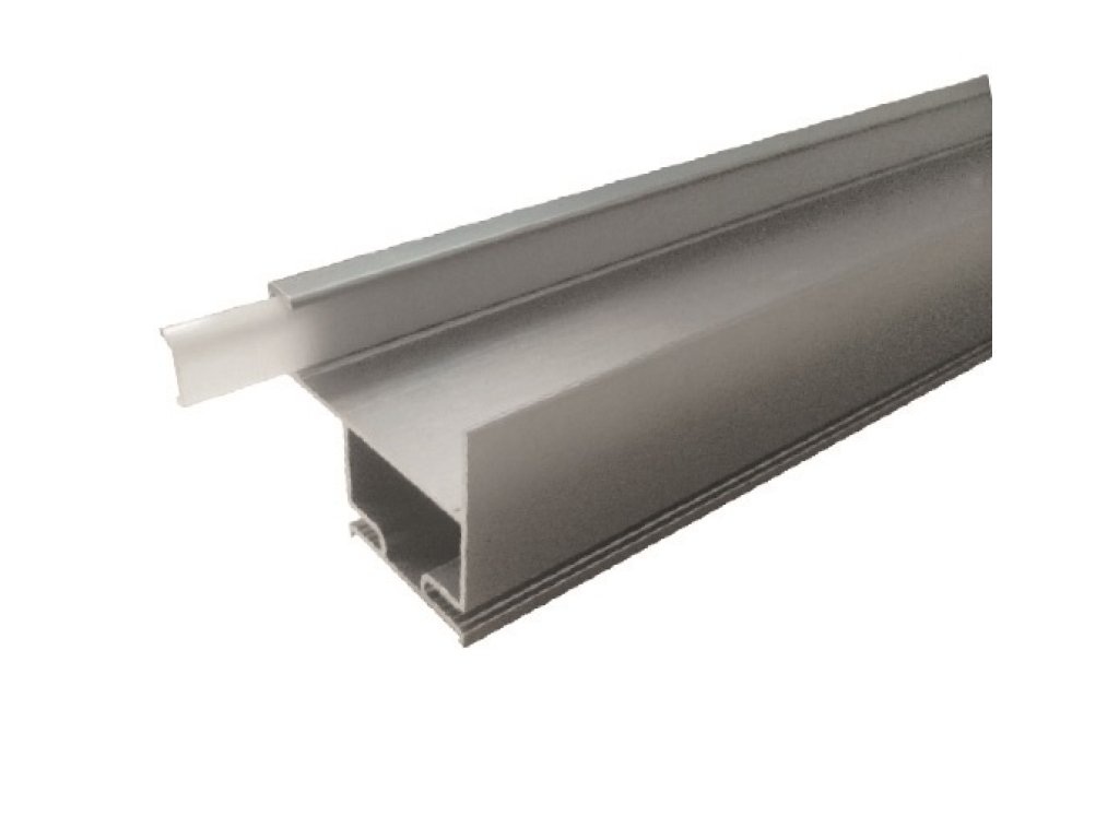 Profil LED vertikální boční 2250 mm bílá lesk