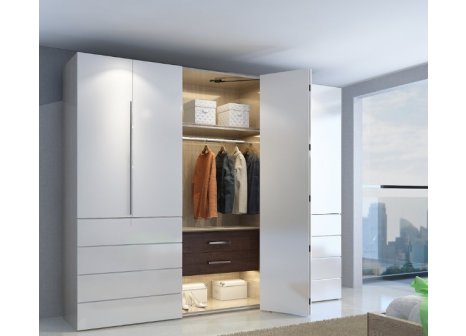 Kování pro skládací skříňové dveře