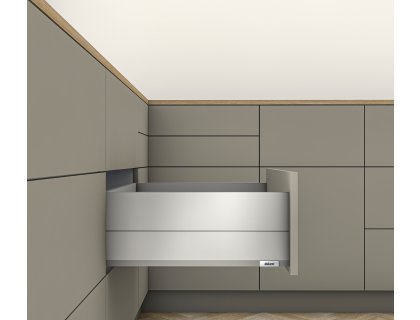 Merivobox 70kg šedá E Boxcap 450mm odpadkový koš