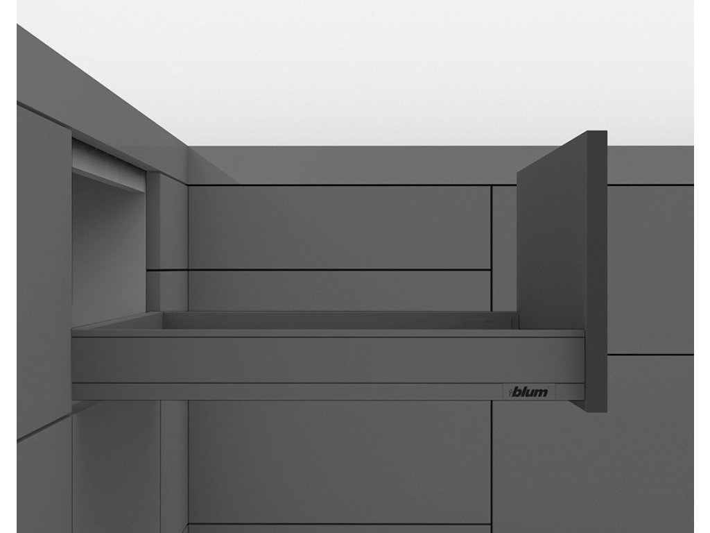 Legrabox 40kg šedá orion N 550mm Blumotion/TOB