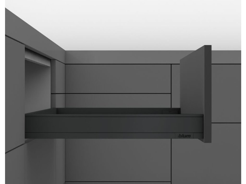 Legrabox 40kg černý karbon N 500mm Blumotion/TOB