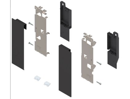 Legrabox ZI7.3CS0 čelní příchyt vnitřní s relingem C černý karbon